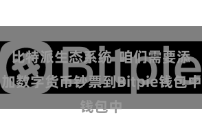比特派生态系统  咱们需要添加数字货币钞票到Bitpie钱包中