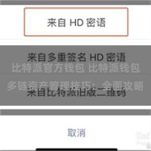 比特派官方钱包 比特派钱包多链资产管理技巧：全面攻略