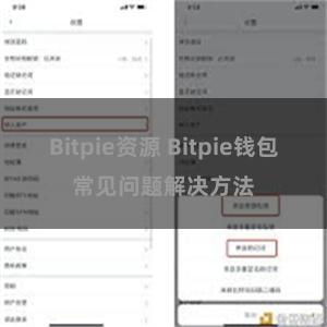 Bitpie资源 Bitpie钱包常见问题解决方法