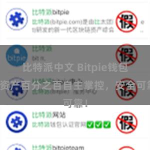 比特派中文 Bitpie钱包：资产百分之百自主掌控，安全可靠！