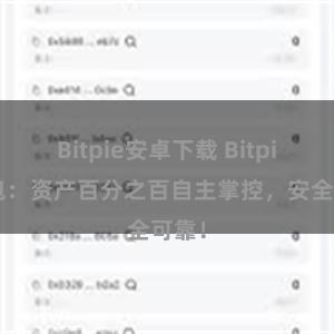 Bitpie安卓下载 Bitpie钱包：资产百分之百自主掌控，安全可靠！