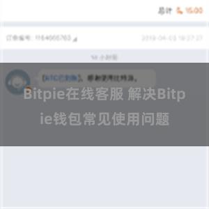 Bitpie在线客服 解决Bitpie钱包常见使用问题