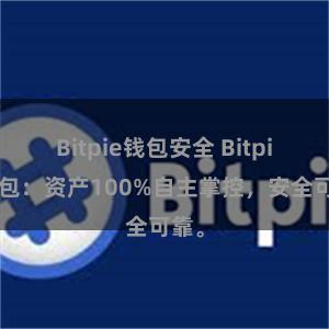 Bitpie钱包安全 Bitpie钱包：资产100%自主掌控，安全可靠。