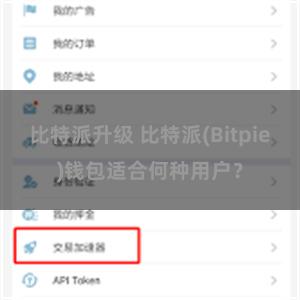 比特派升级 比特派(Bitpie)钱包适合何种用户？