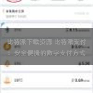 比特派下载资源 比特派支付：安全便捷的数字支付方式